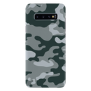 Olive Green and White Camouflage Printed Slim Cases and Cover for Galaxy S10 Plus