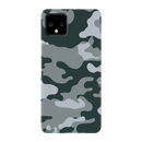 Olive Green and White Camouflage Printed Slim Cases and Cover for Pixel 4 XL