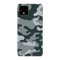 Olive Green and White Camouflage Printed Slim Cases and Cover for Pixel 4 XL