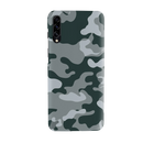 Olive Green and White Camouflage Printed Slim Cases and Cover for Galaxy A30S