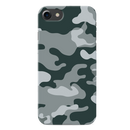 Olive Green and White Camouflage Printed Slim Cases and Cover for iPhone 7