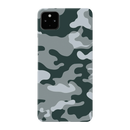 Olive Green and White Camouflage Printed Slim Cases and Cover for Pixel 4A