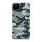Olive Green and White Camouflage Printed Slim Cases and Cover for Pixel 4A