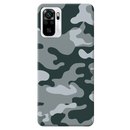 Olive Green and White Camouflage Printed Slim Cases and Cover for Redmi Note 10
