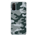 Olive Green and White Camouflage Printed Slim Cases and Cover for Galaxy S20 Plus