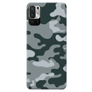 Olive Green and White Camouflage Printed Slim Cases and Cover for Redmi Note 10T