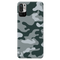 Olive Green and White Camouflage Printed Slim Cases and Cover for Redmi Note 10T
