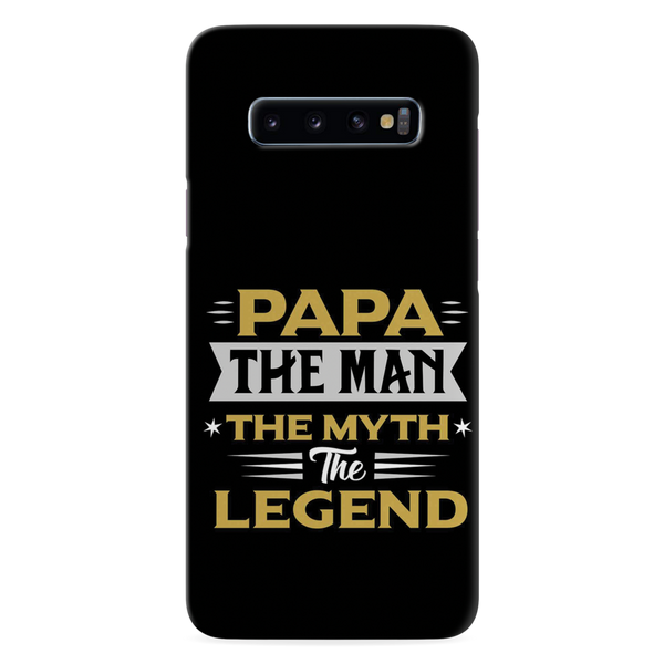 Papa the legend Printed Slim Cases and Cover for Galaxy S10
