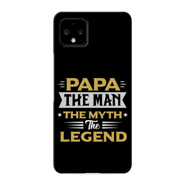 Papa the legend Printed Slim Cases and Cover for Pixel 4