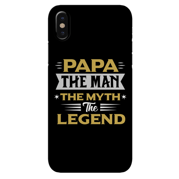 Papa the legend Printed Slim Cases and Cover for iPhone XS