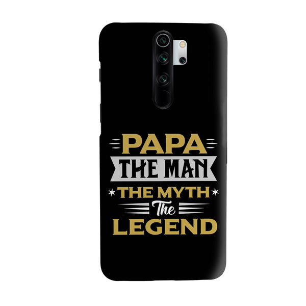Papa the legend Printed Slim Cases and Cover for Redmi Note 8 Pro