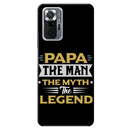 Papa the legend Printed Slim Cases and Cover for Redmi Note 10 Pro