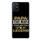Papa the legend Printed Slim Cases and Cover for OnePlus 8T