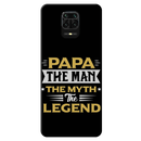 Papa the legend Printed Slim Cases and Cover for Redmi Note 9 Pro Max