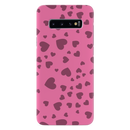 Pink Hearts Printed Slim Cases and Cover for Galaxy S10 Plus