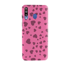 Pink Hearts Printed Slim Cases and Cover for Galaxy M30