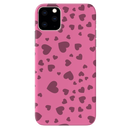 Pink Hearts Printed Slim Cases and Cover for iPhone 11 Pro