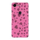 Pink Hearts Printed Slim Cases and Cover for Pixel 3