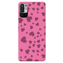 Pink Hearts Printed Slim Cases and Cover for Redmi Note 10T