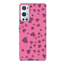 Pink Hearts Printed Slim Cases and Cover for OnePlus 9R