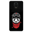 Rider Panda Printed Slim Cases and Cover for Redmi Note 9 Pro Max