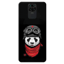 Rider Panda Printed Slim Cases and Cover for Redmi Note 9