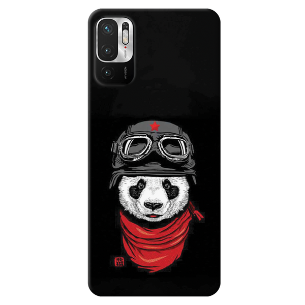 Rider Panda Printed Slim Cases and Cover for Redmi Note 10T