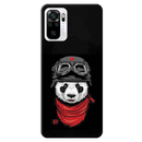 Rider Panda Printed Slim Cases and Cover for Redmi Note 10