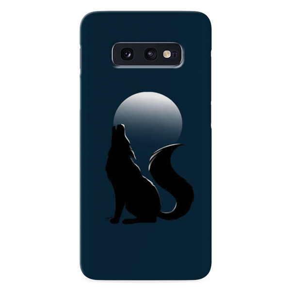 Wolf howling Printed Slim Cases and Cover for Galaxy S10E