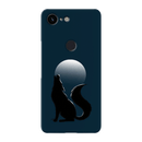 Wolf howling Printed Slim Cases and Cover for Pixel 3