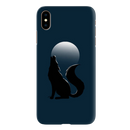 Wolf howling Printed Slim Cases and Cover for iPhone XS Max