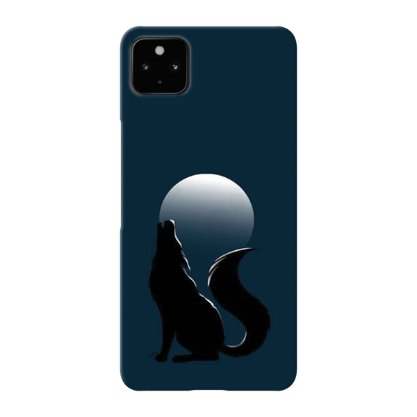 Wolf howling Printed Slim Cases and Cover for Pixel 4A