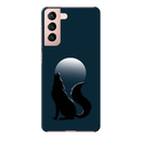 Wolf howling Printed Slim Cases and Cover for Galaxy S21