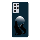 Wolf howling Printed Slim Cases and Cover for Galaxy S21 Ultra