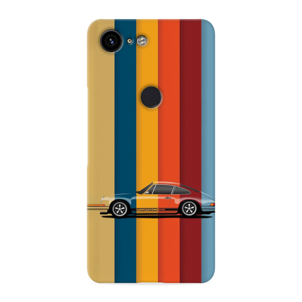 Vintage car Printed Slim Cases and Cover for Pixel 3 XL