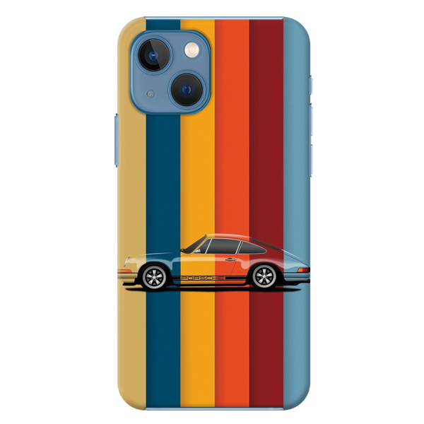 Vintage car Printed Slim Cases and Cover for iPhone 13 Mini