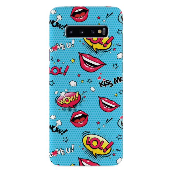 Kiss me Printed Slim Cases and Cover for Galaxy S10 Plus