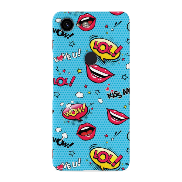 Kiss me Printed Slim Cases and Cover for Pixel 3 XL