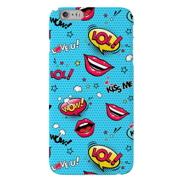Kiss me Printed Slim Cases and Cover for iPhone 6 Plus