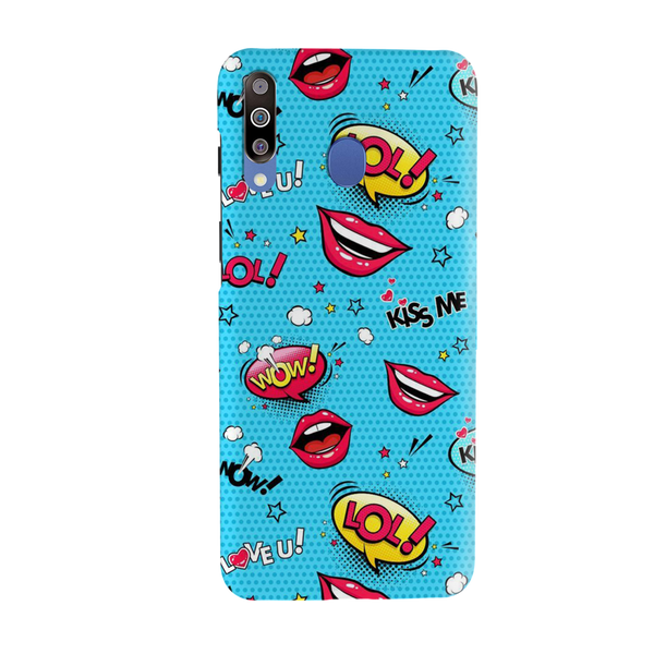 Kiss me Printed Slim Cases and Cover for Galaxy M30