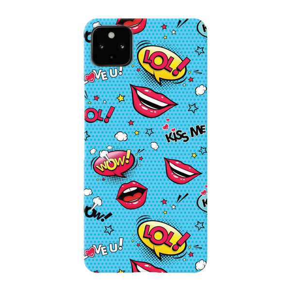 Kiss me Printed Slim Cases and Cover for Pixel 4A