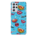 Kiss me Printed Slim Cases and Cover for Galaxy S21 Ultra