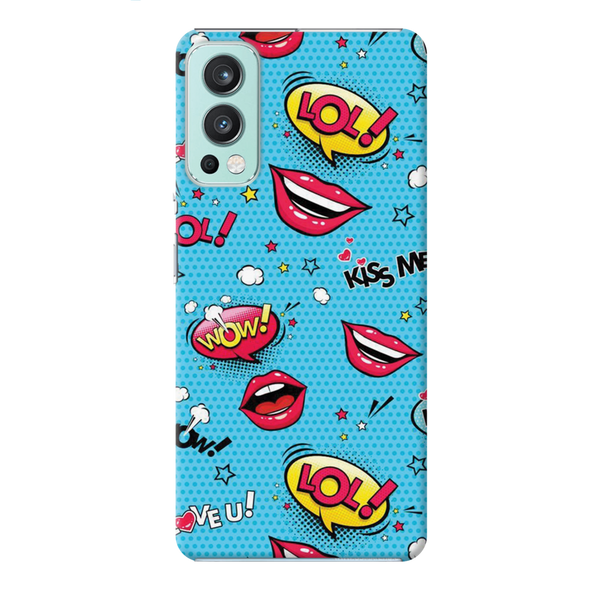 Kiss me Printed Slim Cases and Cover for OnePlus Nord 2
