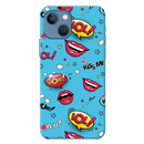 Kiss me Printed Slim Cases and Cover for iPhone 13 Mini