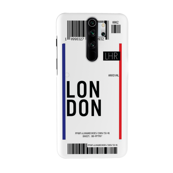 London Ticket Printed Slim Cases and Cover for Redmi Note 8 Pro