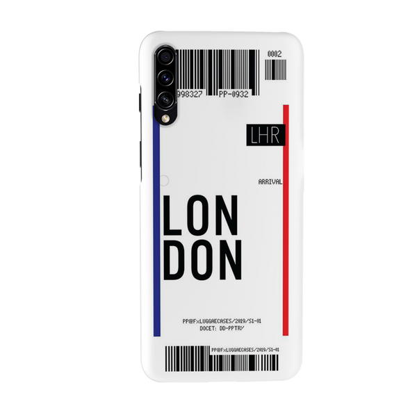 London Ticket Printed Slim Cases and Cover for Galaxy A70