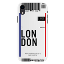 London Ticket Printed Slim Cases and Cover for iPhone XR