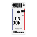 London Ticket Printed Slim Cases and Cover for Pixel 3
