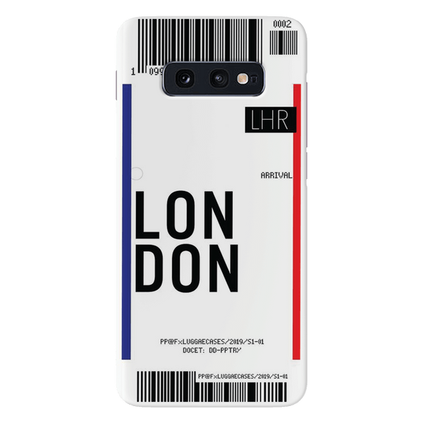 London Ticket Printed Slim Cases and Cover for Galaxy S10E