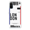 London Ticket Printed Slim Cases and Cover for Galaxy S20
